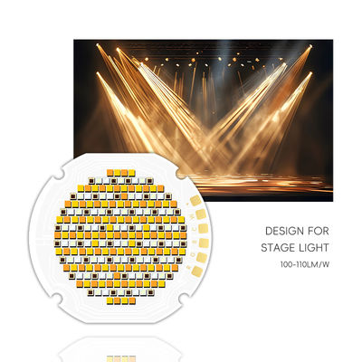 उच्च शक्ति 300W 700W RGBW गोल 36mm 5 इन 1 रंग 110LM/W स्मार्ट COB LED चिप मूवी लाइट के लिए