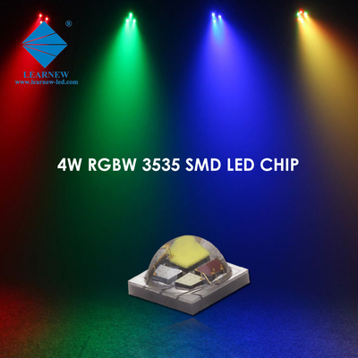 4W हाई पावर SMD3535 RGBW 350mA 620-630nm 520-530nm 460-470nm 3000K स्टेज लाइट्स के साथ