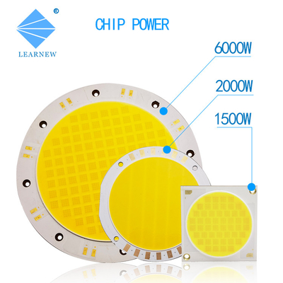 4000W 6000W फ्लिप सीओबी एलईडी चिप्स 2700-6500K 45-50V आउटडोर प्रकाश व्यवस्था के लिए