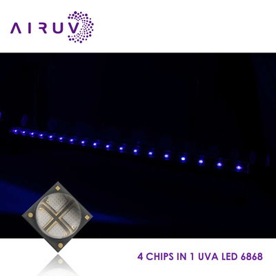 यूवी इलाज के लिए 10W 365nm 385nm 395nm 6-7V Uva 3W एलईडी चिप्स