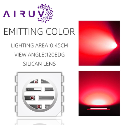 थोक SMD5050UYFIR SERIES 0.5w एलईडी चिप 585-595nm 840-850nm 80-100mW कैमरों और 3D प्रिंटिंग के लिए निः शुल्क नमूने के साथ