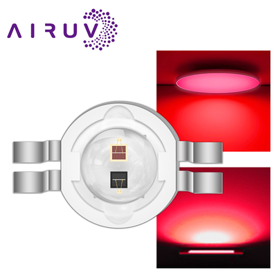 इन्फ्रारेड एलईडी एमिटर 2w*2 चिप इर एलईडी 650-660nm हाई पावर R8.0mm इन्फ्रारेड एलईडी डायोड