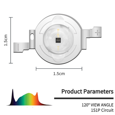 0.5w 0.3w 0.2w 2w इन्फ्रारेड 470nm 730nm 850nm SMD 5050 IR एलईडी चिप 1.6v 2v 3v