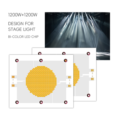 2700K 6500K दो रंग उच्च शक्ति एलईडी COB 1200W COB एलईडी फोटोग्राफी प्रकाश