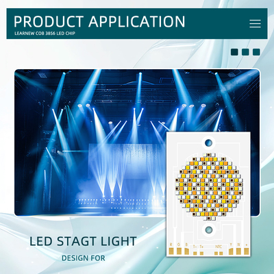 COB 3856 300w CCT 620nm/460nm/520nm/2700K /6500K रंग COB एलईडी चिप लैंप मोती फोटोग्राफी लैंप के लिए डायोड