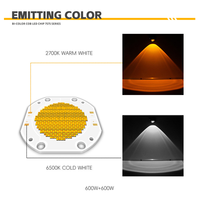 600W RGBWW Flip Chip Factory Customization High Out Put COB Led Chip