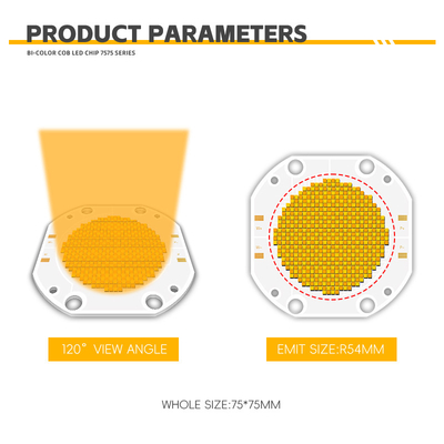 600W RGBWW Flip Chip Factory Customization High Out Put COB Led Chip