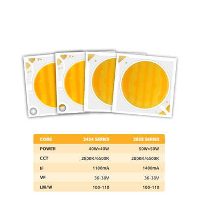 कस्टमाइज्ड एल्यूमिनियम मटेरियल COB चिप 2424 सफेद, नीला, लाल और हरा हाई ब्राइटनेस चाइना फैक्ट्री में