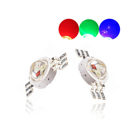 उच्च शक्ति एसएमडी आरजीबीडब्ल्यू एलईडी चिप 1-4W 120° देखने का कोण