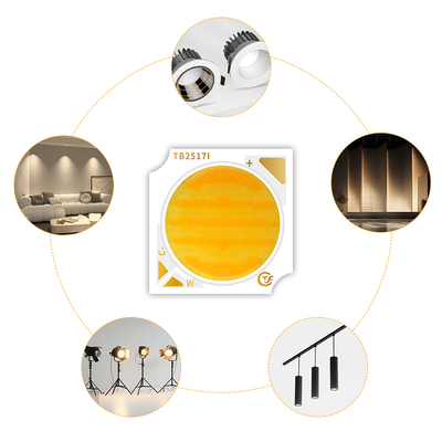 द्वि-रंग एलईडी चिप 18W-30W 2800K-6500K ट्यून करने योग्य COB Ra90