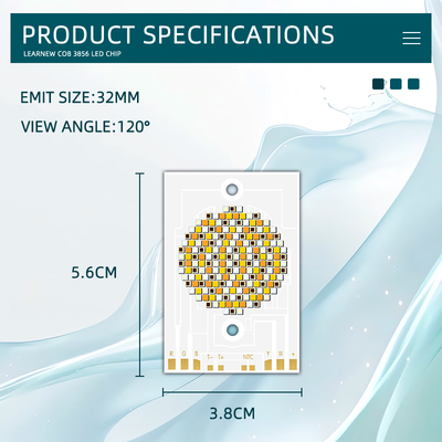 300W 500W COB LED चिप 110LM/W RGBCW फोटोग्राफी लाइट्स के लिए