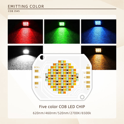 3545 एलईडी चिप 350W RGBCW 45-48V उच्च चमक COB