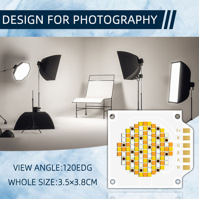 उच्च गुणवत्ता वाला RGBWW 3538 COB LED चिप, 2 साल की वारंटी के साथ, 24-26V इनपुट वोल्टेज और LED स्टेज लाइट के लिए 10000 कार्य घंटे