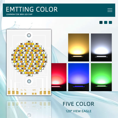 5-इन-1 RGBWW COB LED चिप 300W 500W 460/520/620NM स्टेज लाइटिंग और DIY प्रोजेक्ट्स के लिए