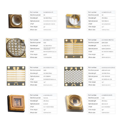 290-310nm 4-5V UVB LED चिप, फोटोथेरेपी और UV इलाज के लिए 2 साल की वारंटी के साथ