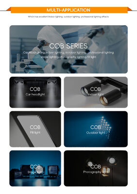 2100W RGBCW COB LED चिप 2700K-6500K पेशेवर मंच और फोटोग्राफिक प्रकाश व्यवस्था के लिए