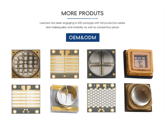 यूवीए 3535 श्रृंखला इंकजेट प्रिंटर लाइट 300W उच्च घनत्व उच्च ऑप्टिकल शक्ति कम थर्मल प्रतिरोध 365 385 395nm तरंग दैर्ध्य