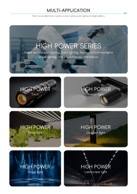 उच्च शक्ति SMD5050 10W-18W DC6V/12V एलईडी डायोड 2000LM 5.0*5.0mm 120 डिग्री एलईडी लैंप चिप्स 2700k 3000k 4000k 5000k 6000k 6500k