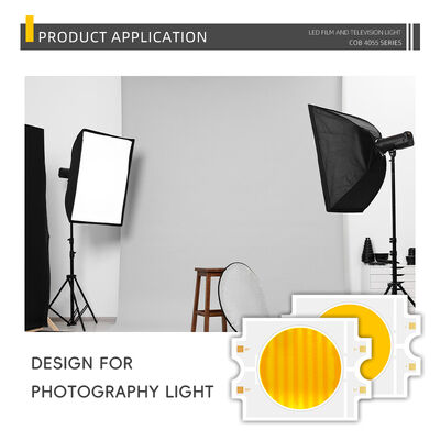 DIMMABLE 4055 COB LED चिप BICOLOR दो रंग CCT CRI95 600W 2700-6500K 40000LM डाउनलाइट्स फोटोग्राफिक लाइट्स COB चिप