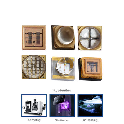 8-12mW 0.5w 3535 फार डीप यूवीसी 120 डिग्री 270-280nm यूवी अल्ट्रावायलेट यूवीसी एल ई डी डायोड मॉड्यूल