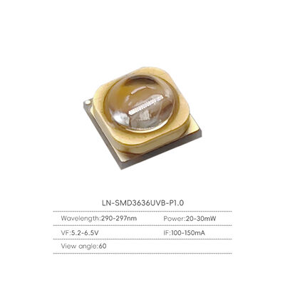 UV SMD LED Chip 0.5W 1W 3W 5W 10W 20W 365nm 395nm 385nm 405nm 222nm 254nm 260nm 270nm 275nm 280nm 285nm 290nm 295nm 305nm 315nm