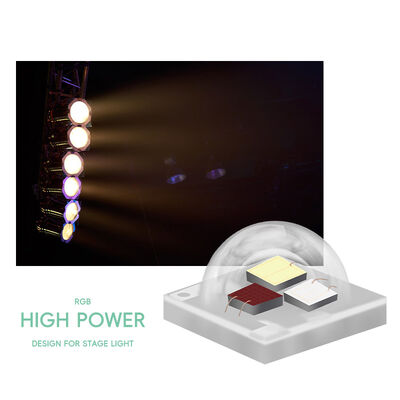 लागत प्रदर्शन 350mA 4W RGBW LED 3535 SMD LED चिप मॉड्यूल 3.5x3.5mm 120 डिग्री व्यूइंग एंगल स्टेज और लैंडस्केप लाइटिंग के लिए