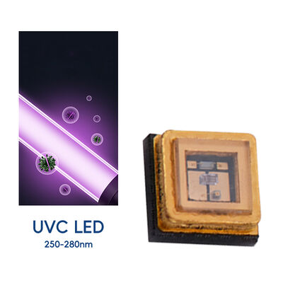 3535 SMD UVC डीप अल्ट्रावायलेट डायोड 3-5W 5-7V 500mA -700mA दृश्य कोण 120°